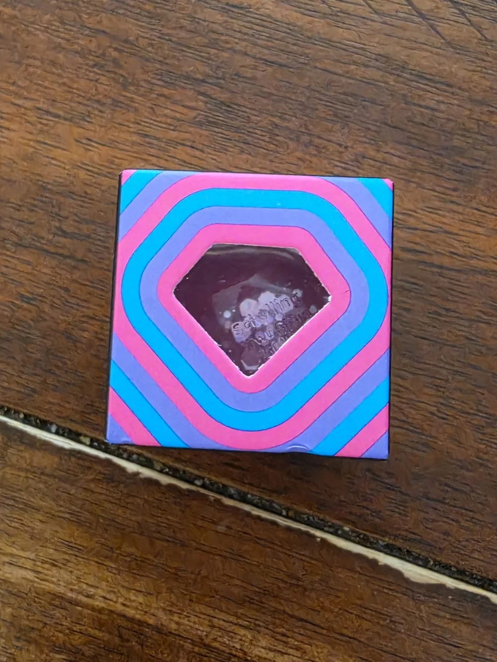 Nee Doh Groovy Jewel Super Sparkly Squish - PINK
